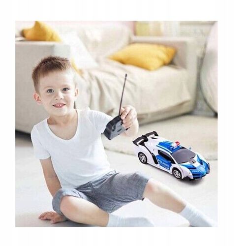 2w1 SAMOCHÓD STEROWANY RADIOWÓZ ROBOT POLICJA AUTOBOT PILOT TRANSFORMACJA na Arena.pl