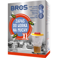 BROS Zapas do Worka na Muchy XL Wkład Worek + Przynęta Proszek Skuteczny