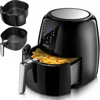 FRYTKOWNICA BEZTŁUSZCZOWA FRYTOWNICA AIR FRYER DUŻA 8 PROGRAMÓW 8L 1800W FRYTKOWNICA BEZTŁUSZCZOWA FRYTOWNICA AIR FRYER DUŻA 8 PROGRAMÓW 8L 1800W