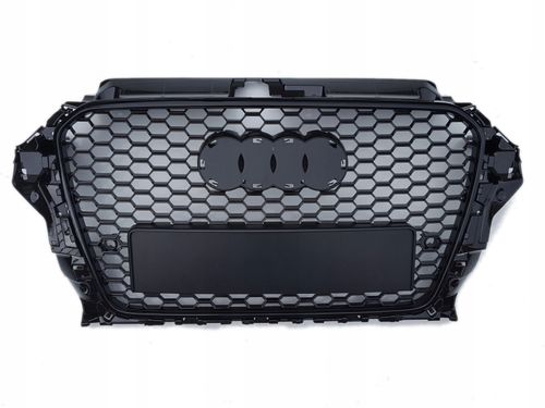 GRILL AUDI A3 12-16 RS3- OPTIK CZARNY POŁYSK PDC na Arena.pl