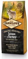carnilove salmon & turkey for large breed adult 12kg