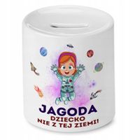 Skarbonka 330 Ml Dla Jagody Córki Dziecka Prezent Z Nadrukiem Ze Zdjęciem