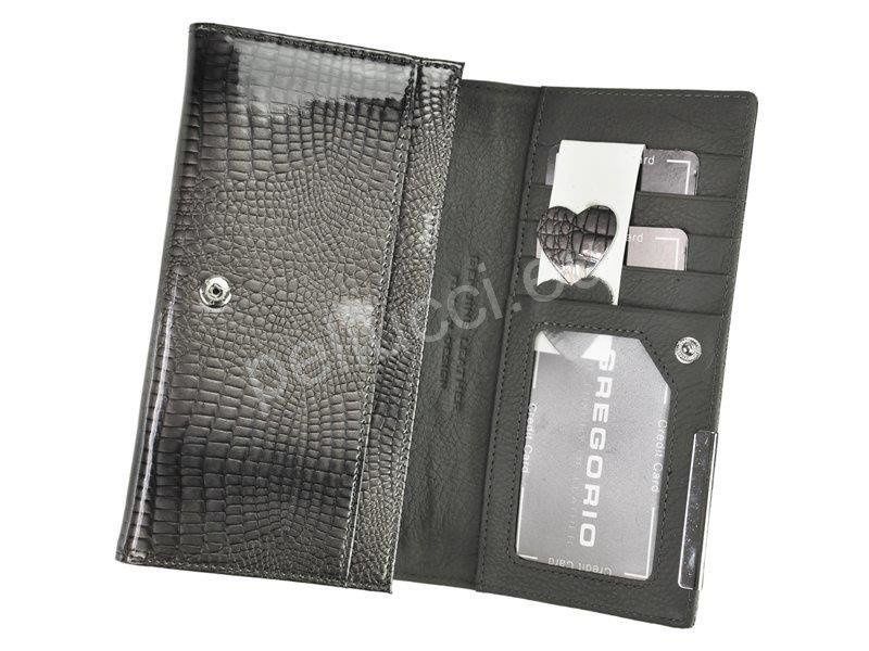 Portfel damski skórzany PELLUCCI GF114 niebieski zdjęcie 5