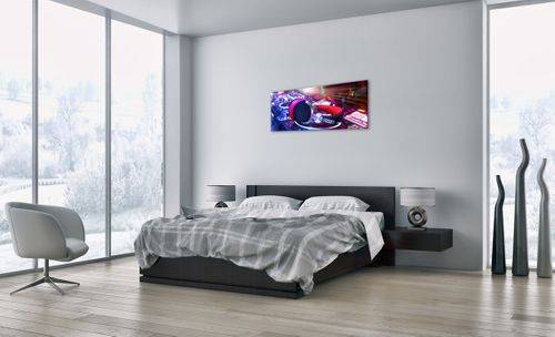 Obraz Na Płótnie - Studio Nagrań  - 100X40 Cm - Ab100X40-2412 na Arena.pl