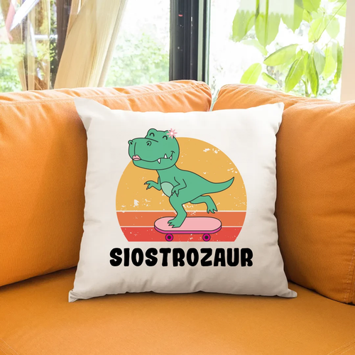 Siostrozaur - poduszka na prezent na Arena.pl
