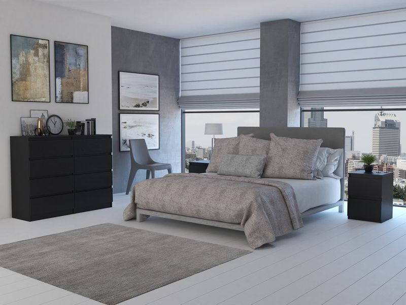 KOMODA MALWA M8 120 - CZERŃ zdjęcie 4