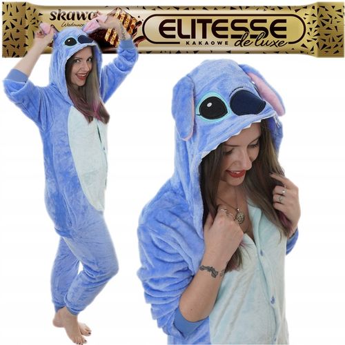 STITCH STICZ STICH PIŻAMA DRES na WALENTYNKI Przebranie XL 176-186 cm na Arena.pl