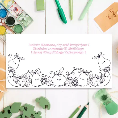 Karnet Kolorowanka, Owoce Dla Babci na Arena.pl