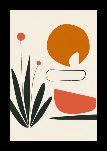Plakat 20x30cm Abstrakcyjny Zen na Arena.pl