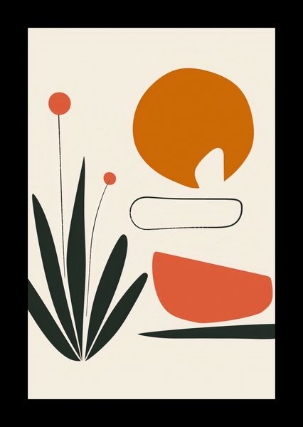 Plakat 20x30cm Abstrakcyjny Zen zdjęcie 2