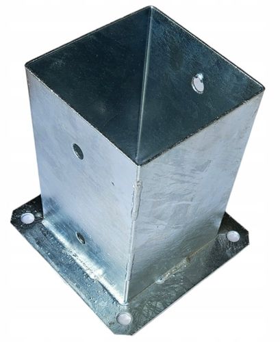 PODSTAWA SŁUPA PRZYKRĘCANA 100 x100 mm WSPORNIK KOTWA 10x10 cm MOCNA GRUBA na Arena.pl