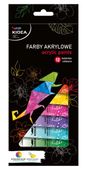 farby akrylowe 12x12ml kidea 6578