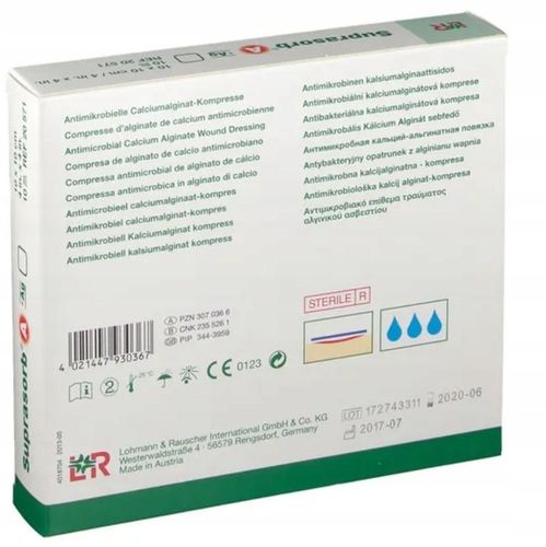 L&R - Suprasorb A + Ag - 10 x 10cm - 10szt. na Arena.pl