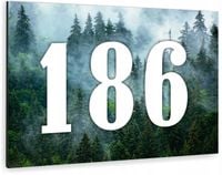 Tabliczka ADRESOWA ALUMINIOWA Tablica 30x20 NUMER DOMU