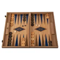 Ekskluzywny Backgammon Manopoulos – Dąb i Orzech Amerykański