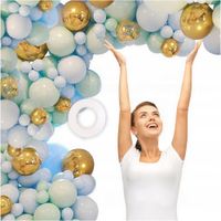 balony girlanda dekoracja imprez urodziny ozdobny łuk balonów 126szt kolory