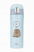 Kubek termiczny MPM 0,35 l niebieski Termos Pusheen
