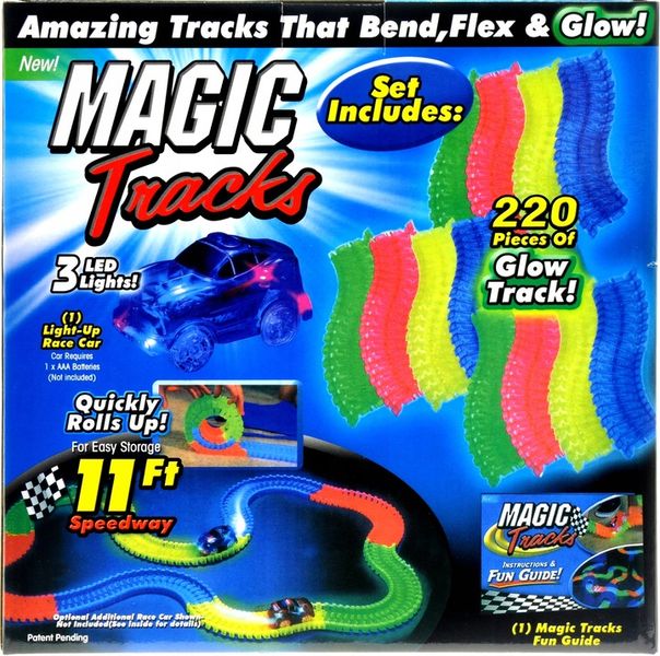 TOR SAMOCHODOWY ŚWIECĄCY MAGIC TRACKS 220EL+ auto zdjęcie 2