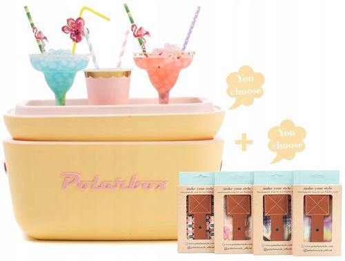 Lodówka turystyczna POLARBOX błękit + pudrowy 20L na Arena.pl