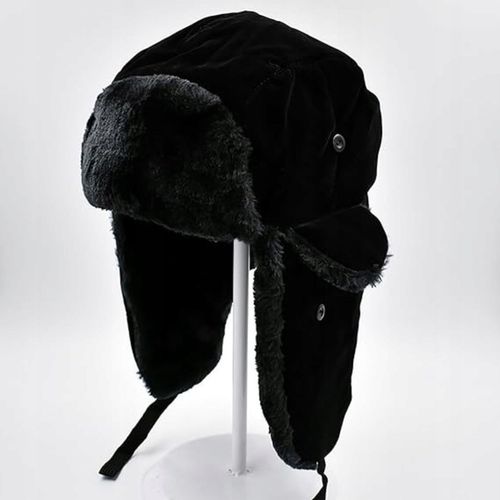 CZAPKA ZIMOWA MĘSKA CIEPŁA Z FUTERKIEM NA ZIMĘ NAUSZNIKI USZATKA OCIEPLANA na Arena.pl