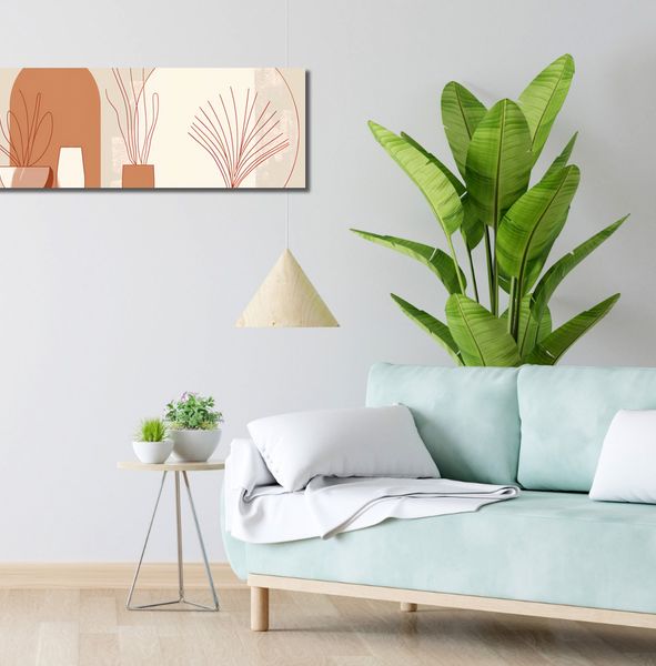 Obraz 90x30cm Widok Roślin zdjęcie 2