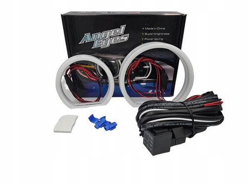 Cotton White Ringi LED BMW E83 X3 E87 E60 E61 E90 E91 Białe Dzienne mocne na Arena.pl