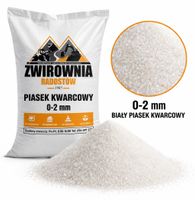 kwarc25kg Piasek biały do piaskownicy 0-2mm