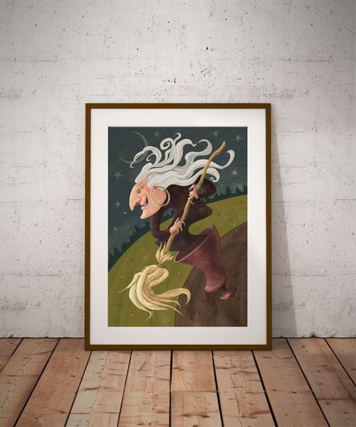 Baba Jaga - plakat premium 70x100 cm zdjęcie 2