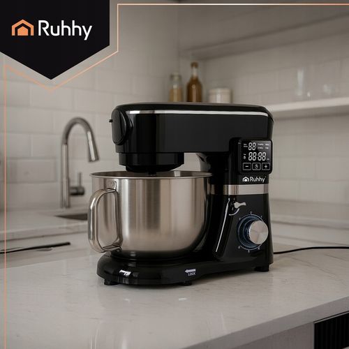 Robot Planetarny Kuchenny z Podgrzewaną Misą 6,2l Wielofunkcyjny Blender na Arena.pl