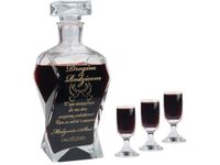 KARAFKA podziękowania ŚLUB Wesele Urodziny 30 50