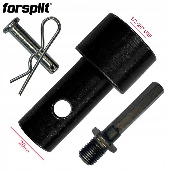 Adapter do wiertarki - Wkrętarka HEX > Wiertło do gleby 20 mm / świder zdjęcie 4