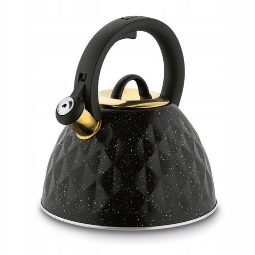 CZAJNIK na GAZ INDUKCJA Czarny z Gwizdkiem Konighoffer Etna Marble 3 l na Arena.pl