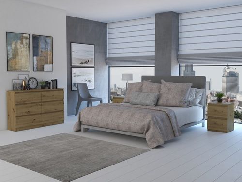 KOMODA MALWA M6 120 - DĄB ARTISAN na Arena.pl