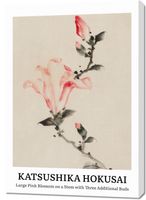 Obraz 70x100cm Design Large Pink Blossom, Hokusai Vintage do Salonu