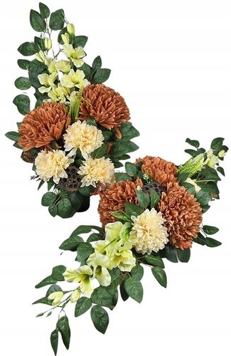 KOMPLET STROIK NA CMENTARZ BUKIET GRÓB KOMPOZYCJA NAGROBNA WSZYSTKICH ŚWIĘT na Arena.pl