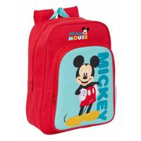 Plecak szkolny Mickey Mouse Niebieski Czerwony 26 x 34 x 11 cm