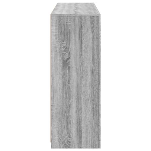 Szafki z oświetleniem LED, 3 szt., szary dąb sonoma na Arena.pl