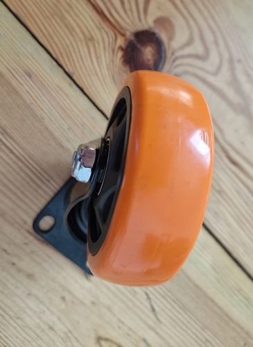 Zestaw 4 kółek kółka 100 mm warsztatowe do wózka obrotowe z hamulcem na Arena.pl