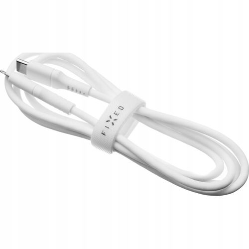 Kabel USB FIXED Kabel Liquid Silicone USB-C/Lightning 1,2m biały na Arena.pl