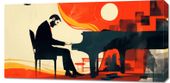Obraz 100x50cm Pianista