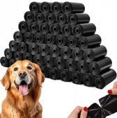 nuxie woreczki na psie odchody czarne 10x15szt