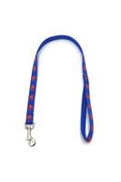 A-479 PEJCZ, KRÓTKA SMYCZ DLA PSA TAŚMA ŁAPKI 20mm/80cm Kolor - łapki niebieski