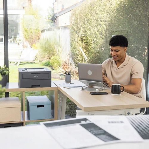 Drukarka laserowa A4 mono BROTHER HL-L2442DW, duplex, sieć Wi-Fi, 36M GW PL na Arena.pl