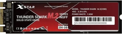 Dysk SSD X-Star Thunder Shark 256GB M.2 SATA / NGFF, 3 w 1: 2280 2260 2242 na Arena.pl