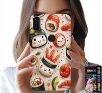 ETUI DO HUAWEI P SMART 2019 - SŁODKIE UŚMIECHNIĘTE SUSHI OBUDOWA CASE