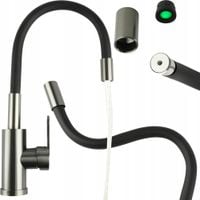 BATERIA KUCHENNA ELASTYCZNA WYLEWKA 360° KRAN GIĘTKA WYLEWKA ZLEWOZMYWAK