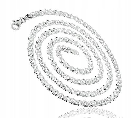 ŁAŃCUSZEK SREBRNY 925 MONALIZA SZEROKI PREZENT na Arena.pl