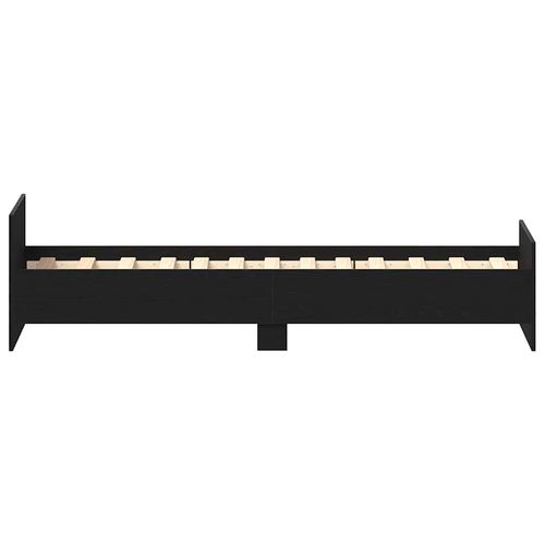 Łóżko bez materaca, czarny dąb, 75x190 cm na Arena.pl