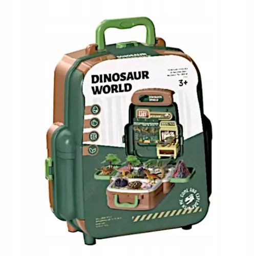 DINOZAURY W PLECAKU T-REX FIGURKI DINO ZESTAW ODKRYWCY ZABAWKA PREZENT na Arena.pl