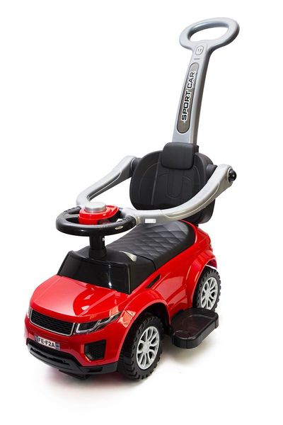Jeździk odpychacz samochód 2w1 - czerwony zdjęcie 1